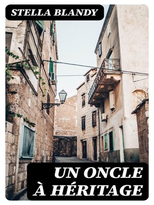 cover image of Un oncle à héritage